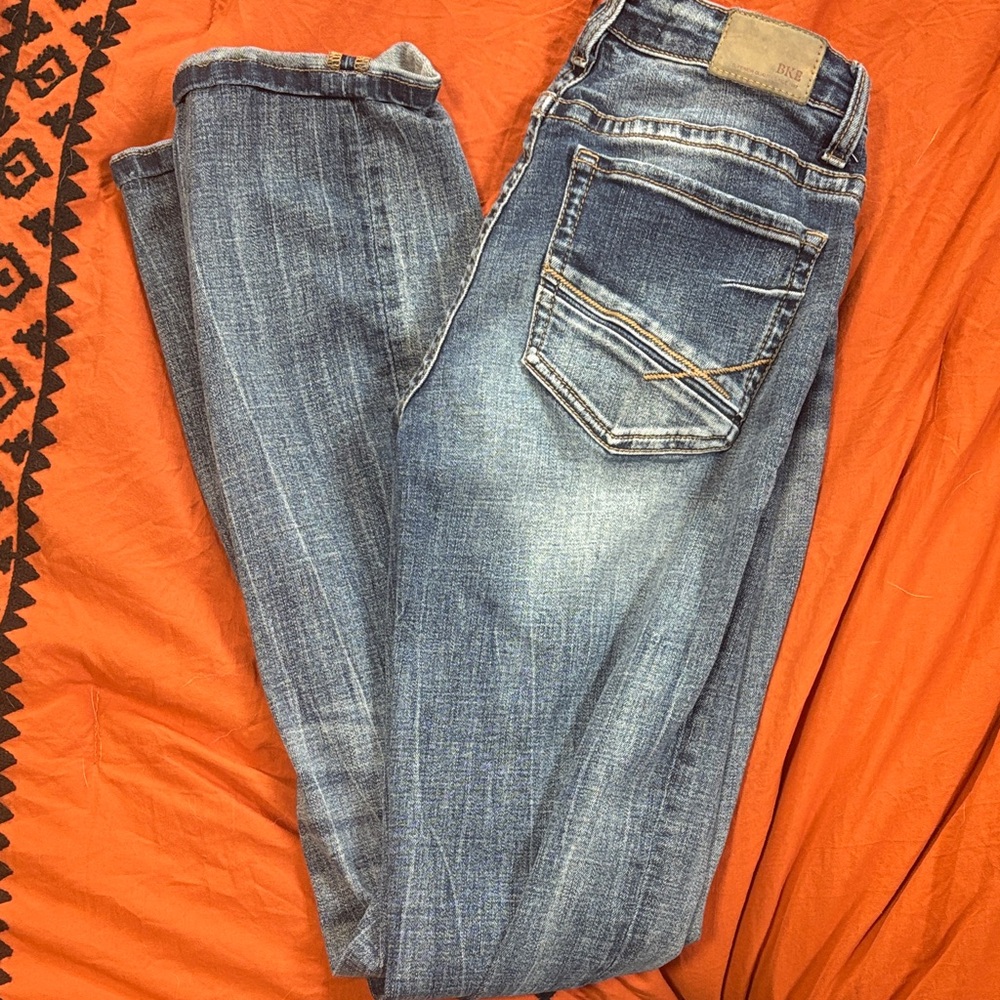 BKE Women's Skinny Jeans in Blue